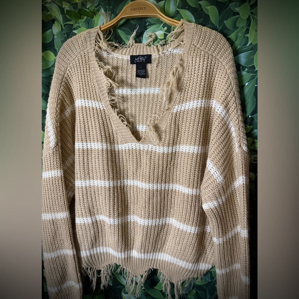 Shark bite sweater